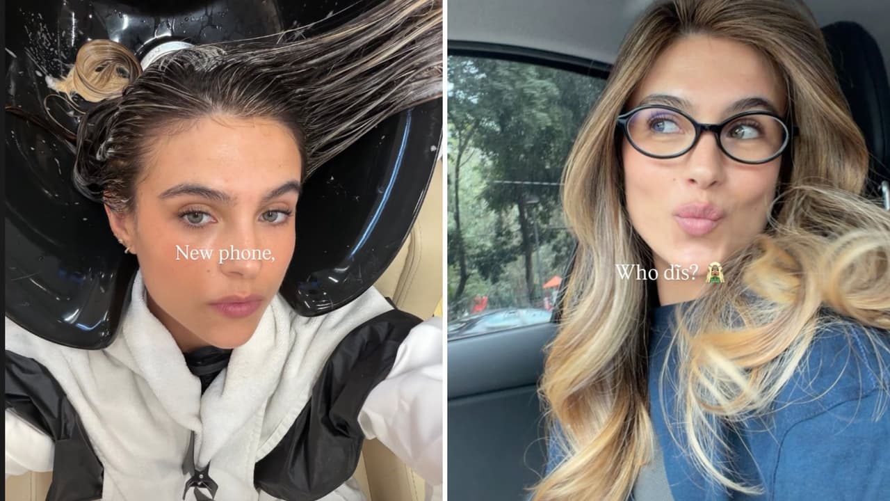 Romina Poza presume cambio de look.