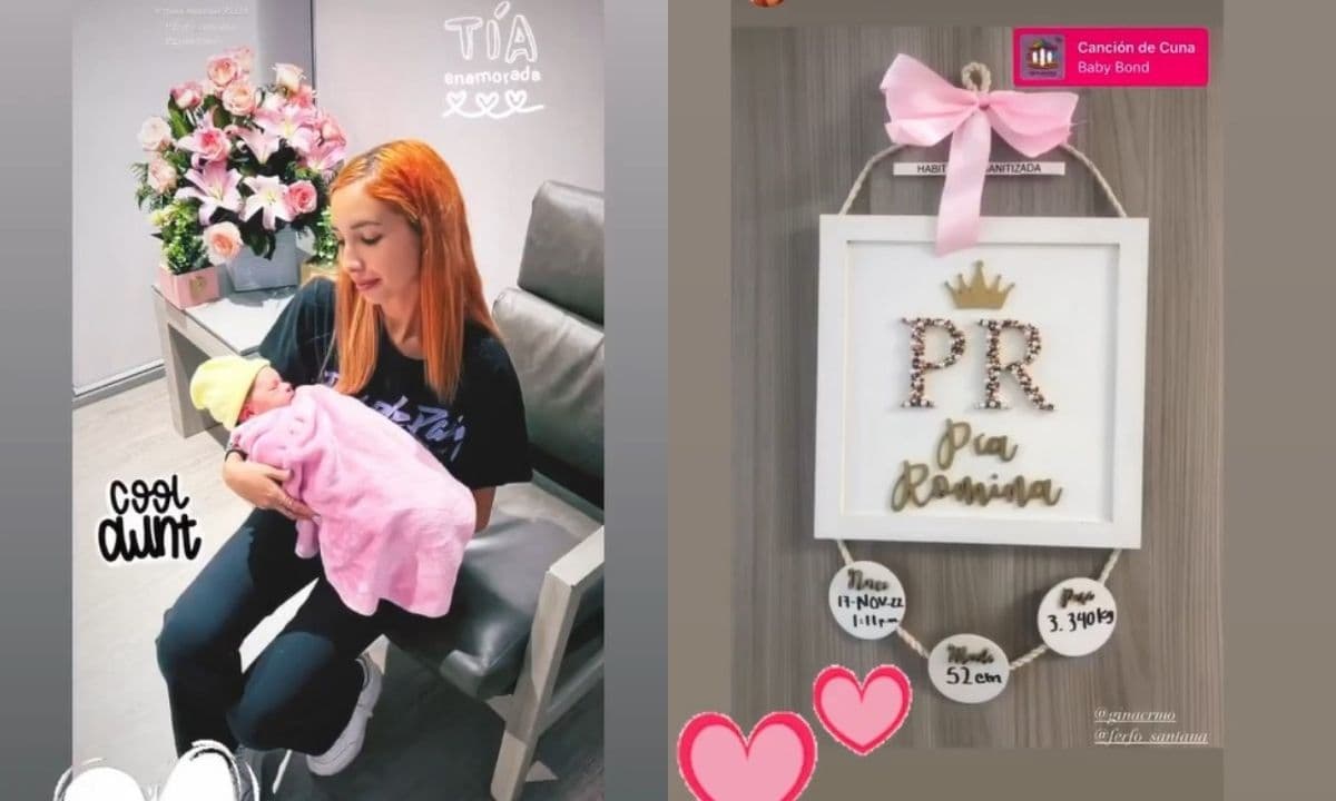 Fernando Santana se mostró feliz de, por fin, tener en sus brazos a la pequeña