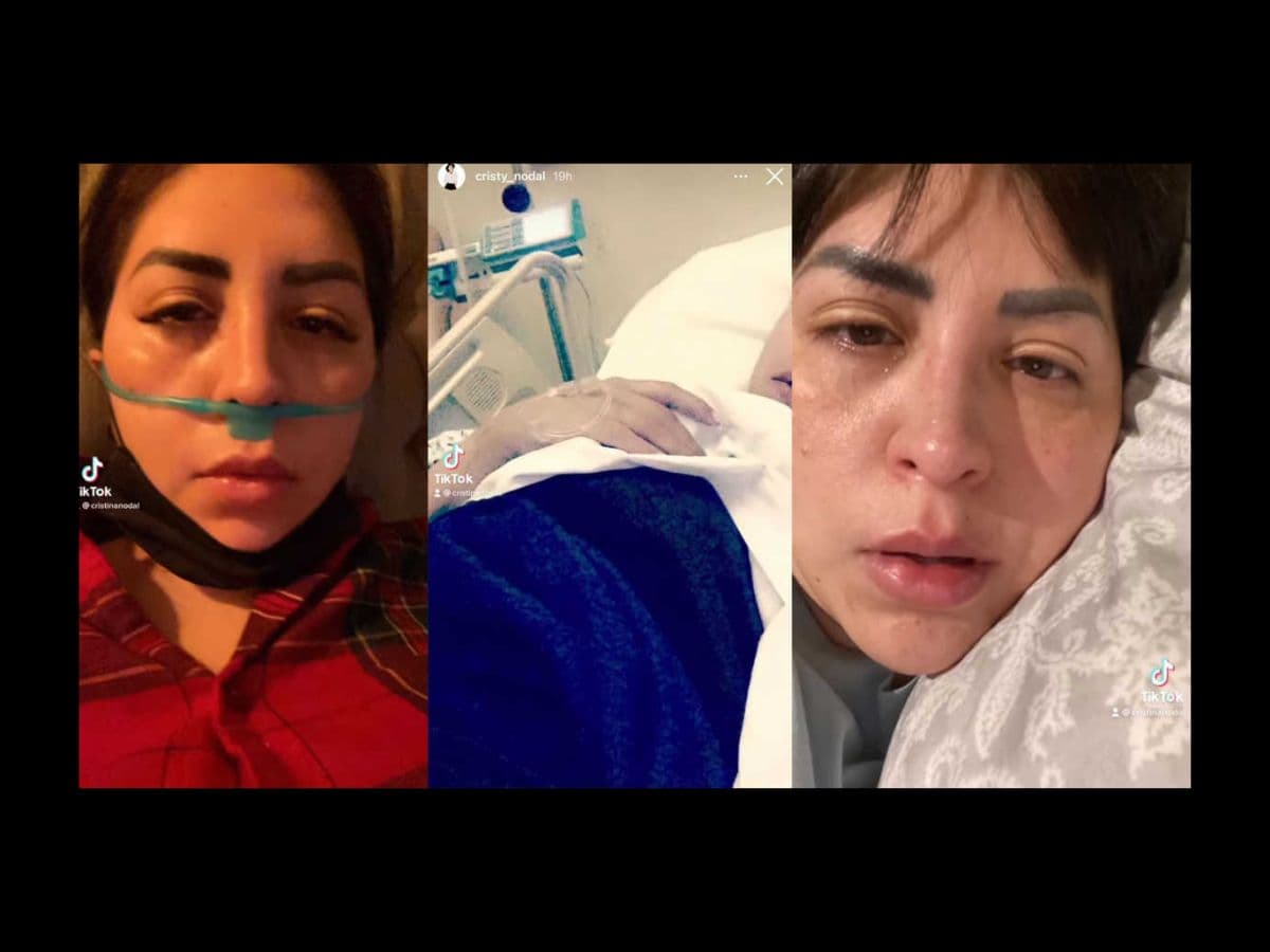 Mamá de Christian Nodal publica desgarrador video; él rompe en llanto.