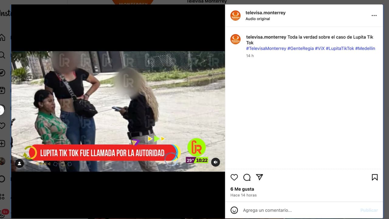 Captan a Lupita TikTok horas antes de la muerte de su bebé.