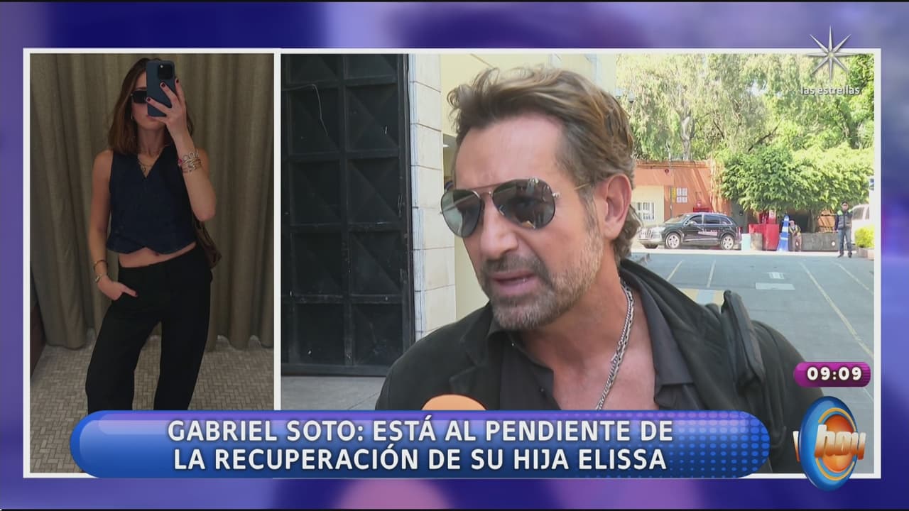 Gabriel Soto revela detalles del accidente de su hija en Hoy: le manda mensaje a Geraldine Bazán