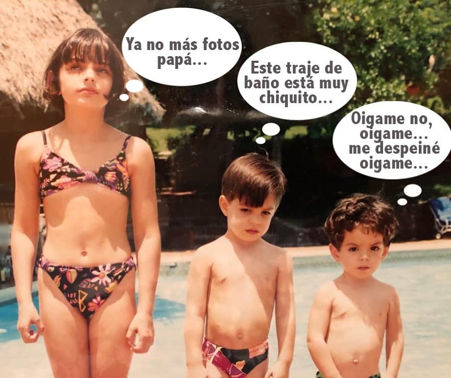 Eugenio Derbez se burló por cómo lucían sus hijos mayores -Aislinn, Vadhir y José Eduardo- cuando eran niños