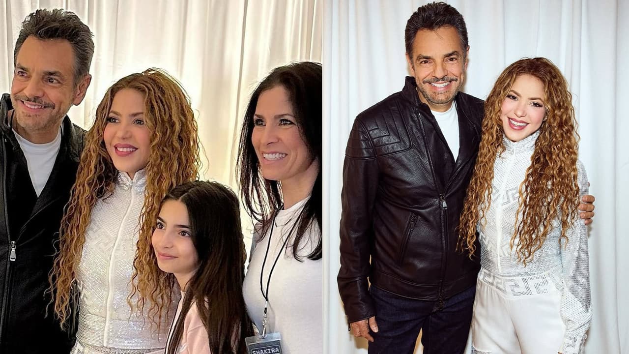 Eugenio Derbez muestra en Instagram su reencuentro con Shakira en CDMX