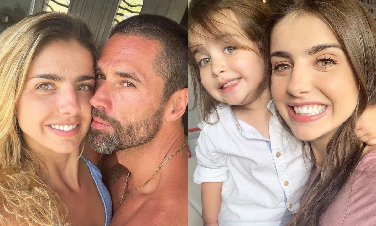 El actor desfiló por la alfombra roja con su hijo Axel y su hijastro Marcelo