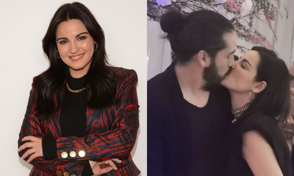 Maite Perroni acaba con rumores de embarazo y así aparece con su novio