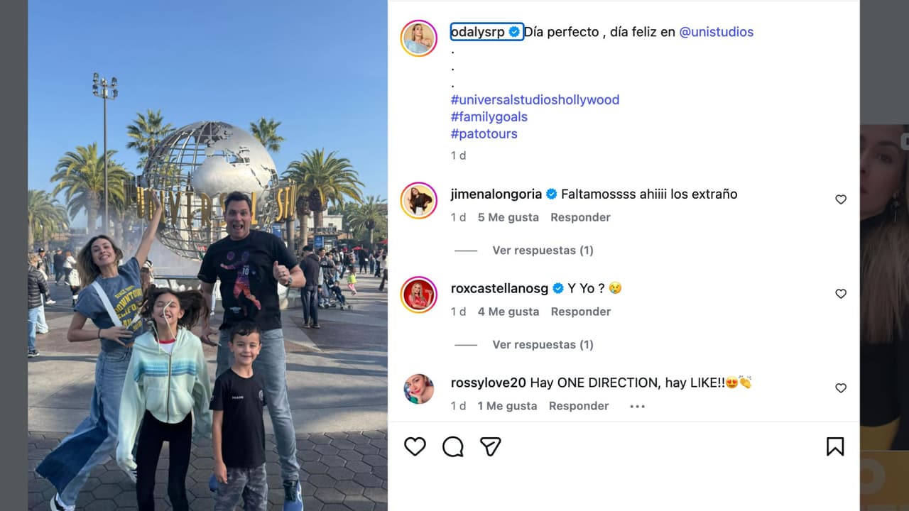 Odalys y Patricio presumen fotos de sus recientes vacaciones.