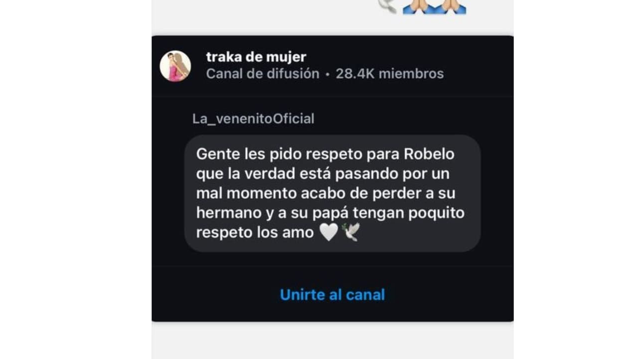 'La Venenito' hace petición tras muerte de familiares de Luis Ángel Robelo.