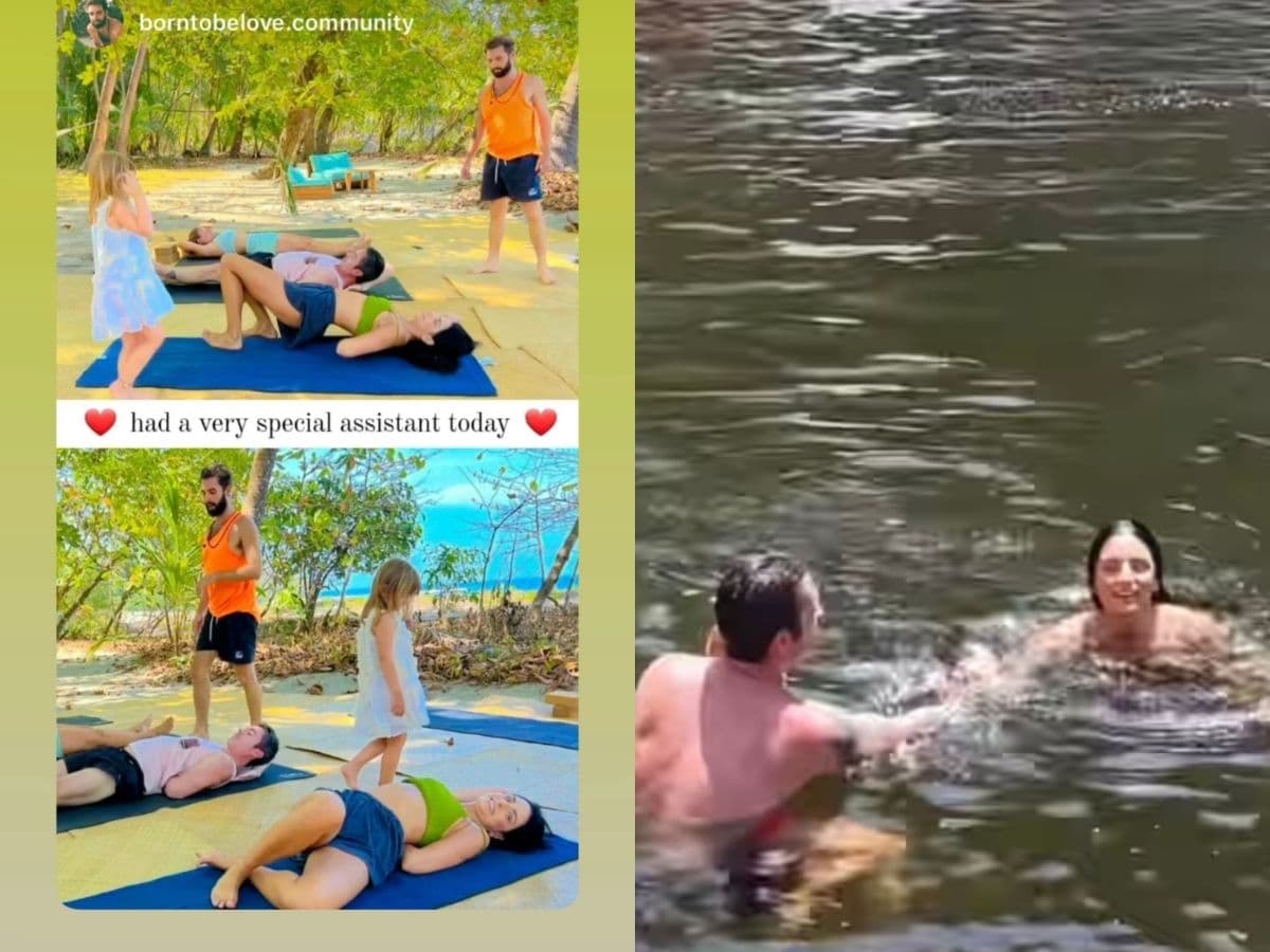 Mauricio Ochmann disfrutó de un fin de semana al lado de su ex Aislinn y Kailani