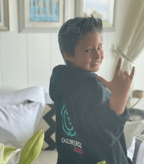 El resultado fue tal y como el pequeño de ocho años lo esperaba y su orgullosa mamá no dudó en mostrar el resultado en su cuenta de Instagram.