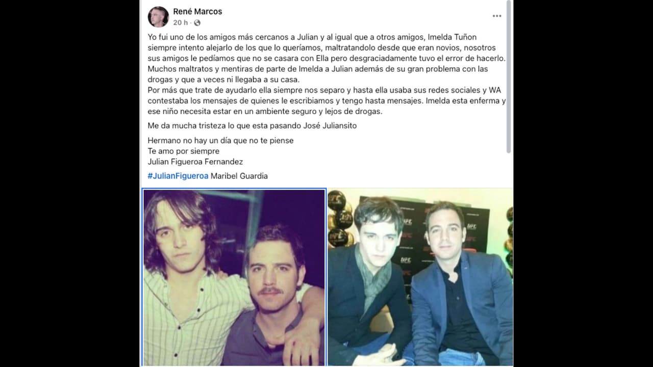 Amigo de Julián Figueroa revela cómo trataba Imelda Tuñón a su esposo