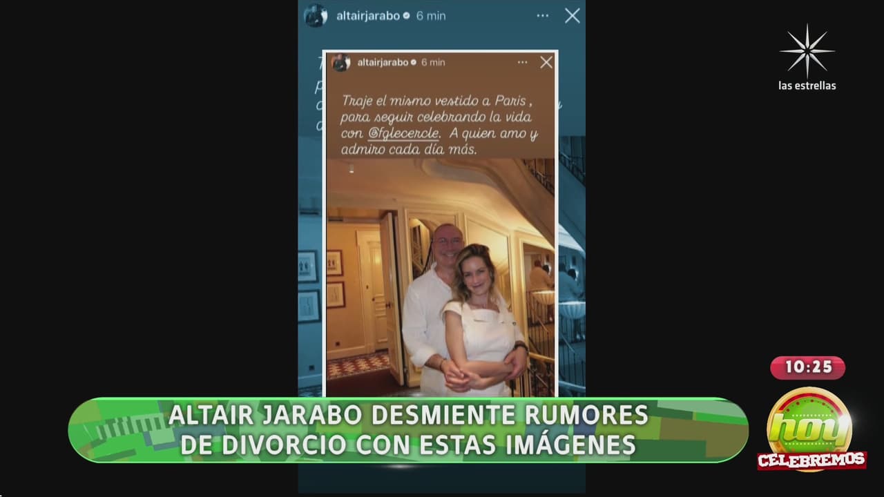 Altair Jarabo aparece en Hoy con su esposo 19 años mayor; reacciona así a rumores de divorcio