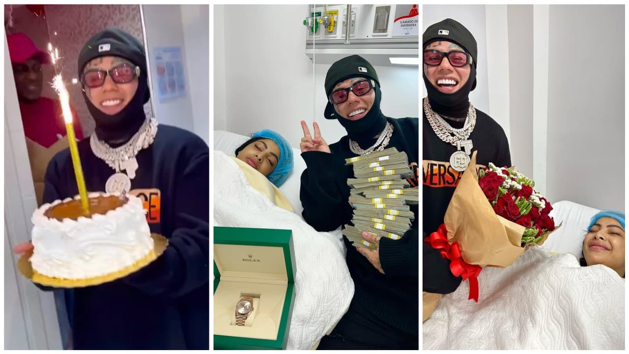 Tekashi le dio costosos regalos a Yalin por su cumpleaños 21