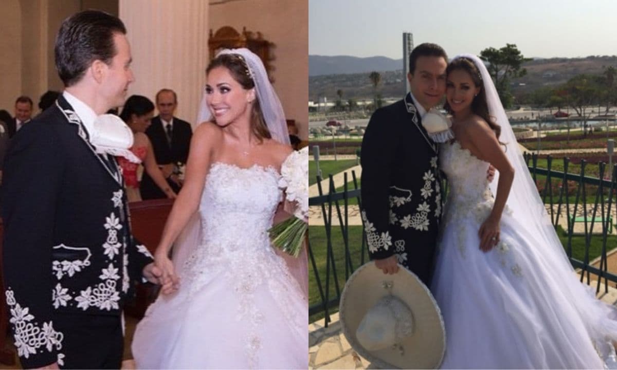 Anahí contrajo nupcias con Manuel Velasco en una ceremonia tradicional y muy exclusiva en Chiapas, durante la cual portó un vestido del diseñador Benito Santos.
