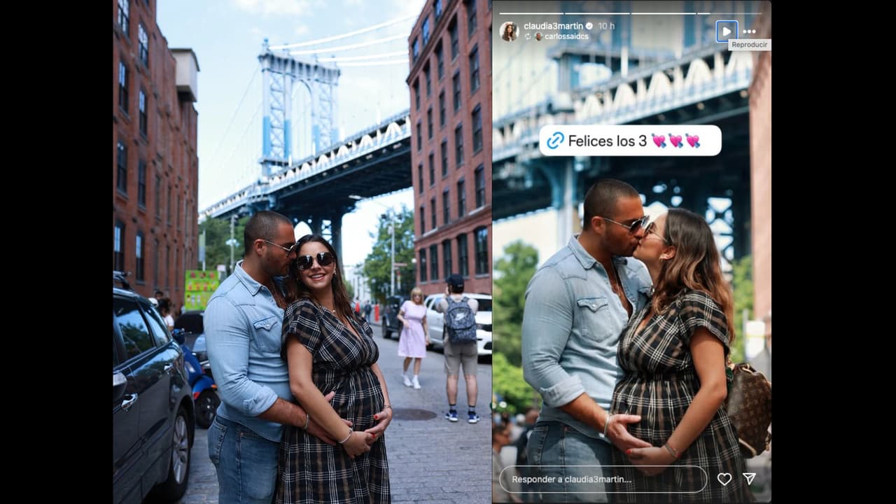 Claudia Martín y Carlos Said disfrutan de su 'baby moon' en Nueva York