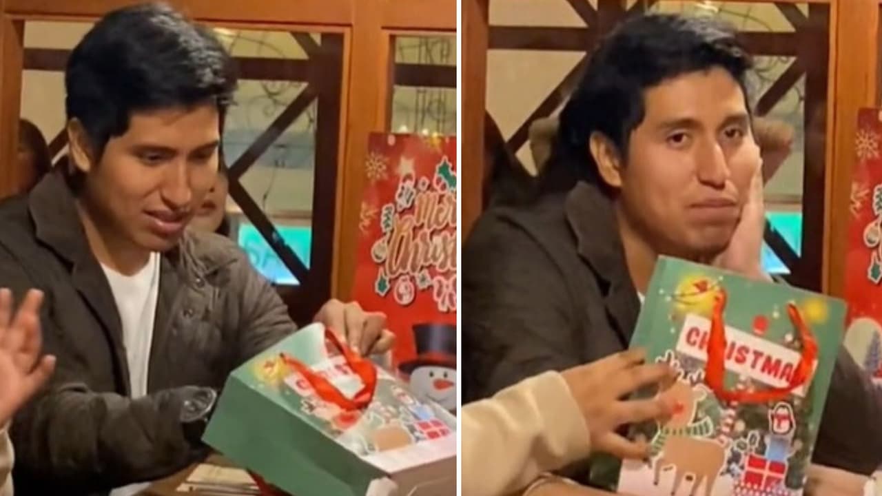 Joven participa en intercambio navideño y recibe un regalo que no quería: se viraliza en TikTok