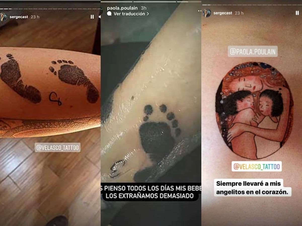 Hermano de Yuya y su esposa se tatúan en memoria de sus bebés.