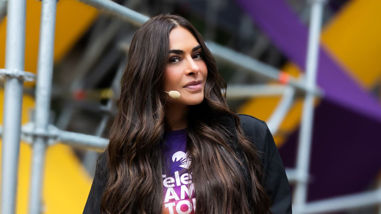 Galilea Montijo presente un año más en el Teletón.