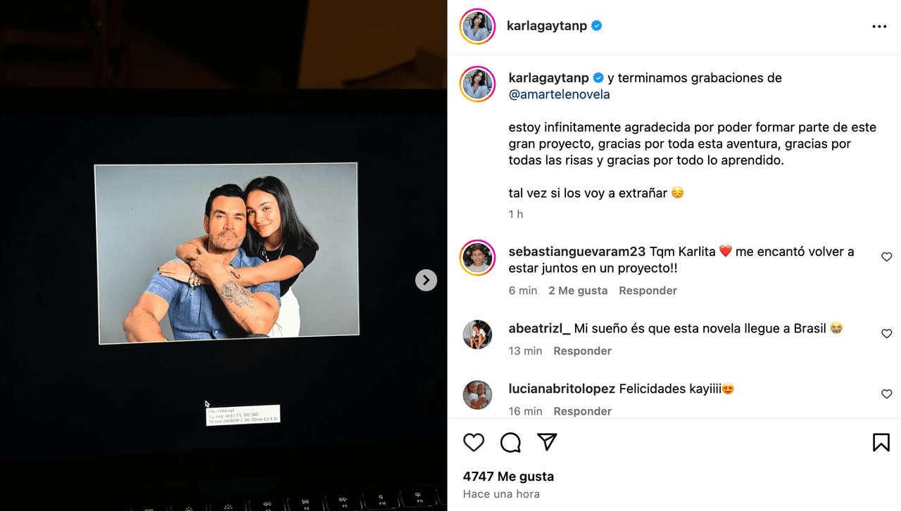 Karla Gaytán se despide de 'A.Mar', así le dijo adiós a la telenovela