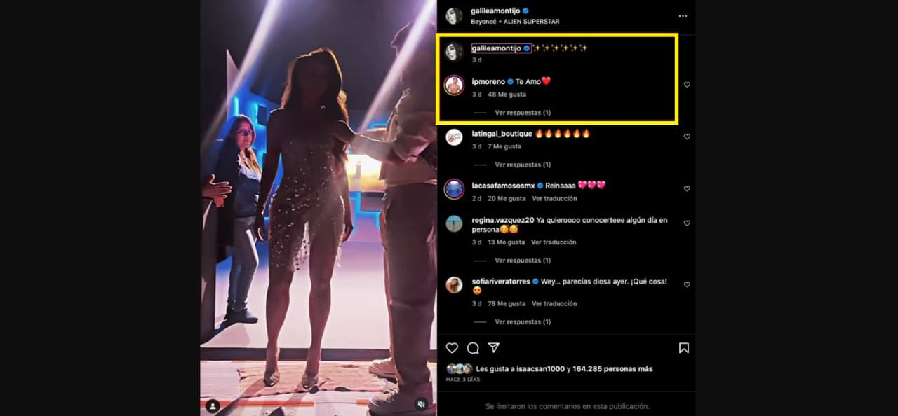 La conductora recibió un comentario especial de Isaac Moreno