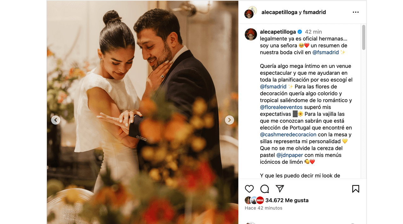 Hija de Biby Gaytán y Eduardo Capetillo no se calla más y hace fuerte confesión sobre su boda: publica fotos sin sus padres