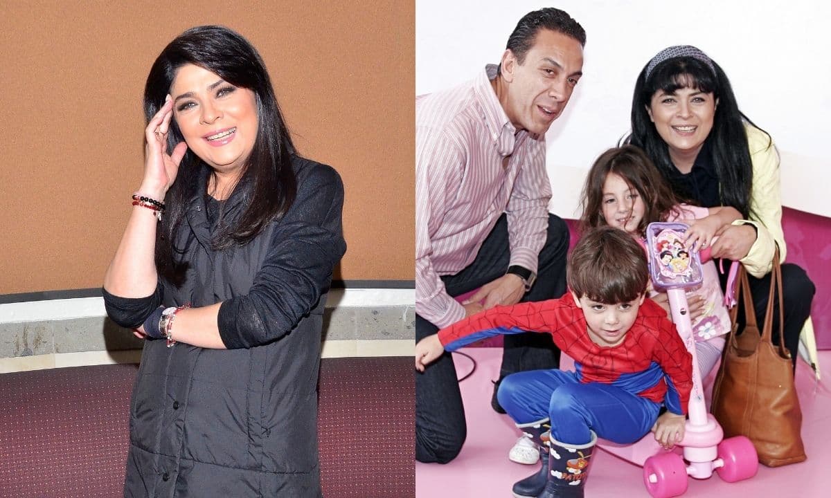 La actriz apareció con su hija Vicky y José Eduardo Derbez