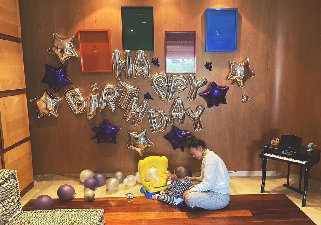 Joy Huerta y su esposa Diana Atri celebra el primer año de su hija Noah con emotivos mensajes