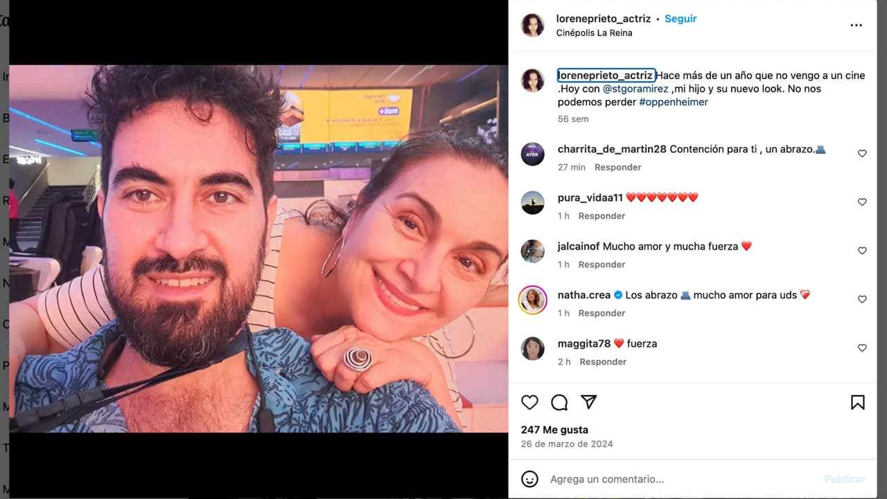 Santiago Ramírez hijo de Lorene Prieto.