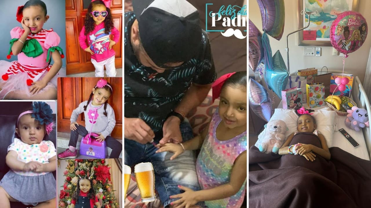 Alinha, la hija menor de Martín Rodríguez, trombonista de la banda La Adictiva