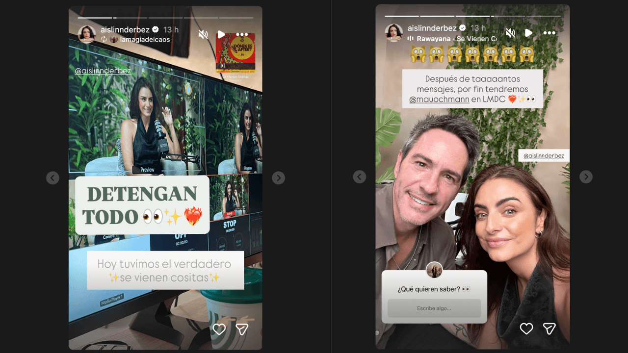 Aislinn Derbez y Mauricio Ochmann acaban con especulaciones; juntos, hacen inesperado anuncio
