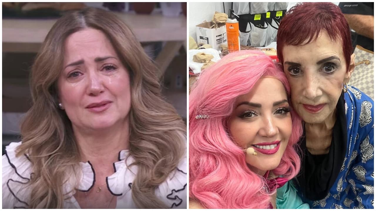Andrea Legarreta reaparece en Hoy y rompe en llanto tras la muerte de su mamá