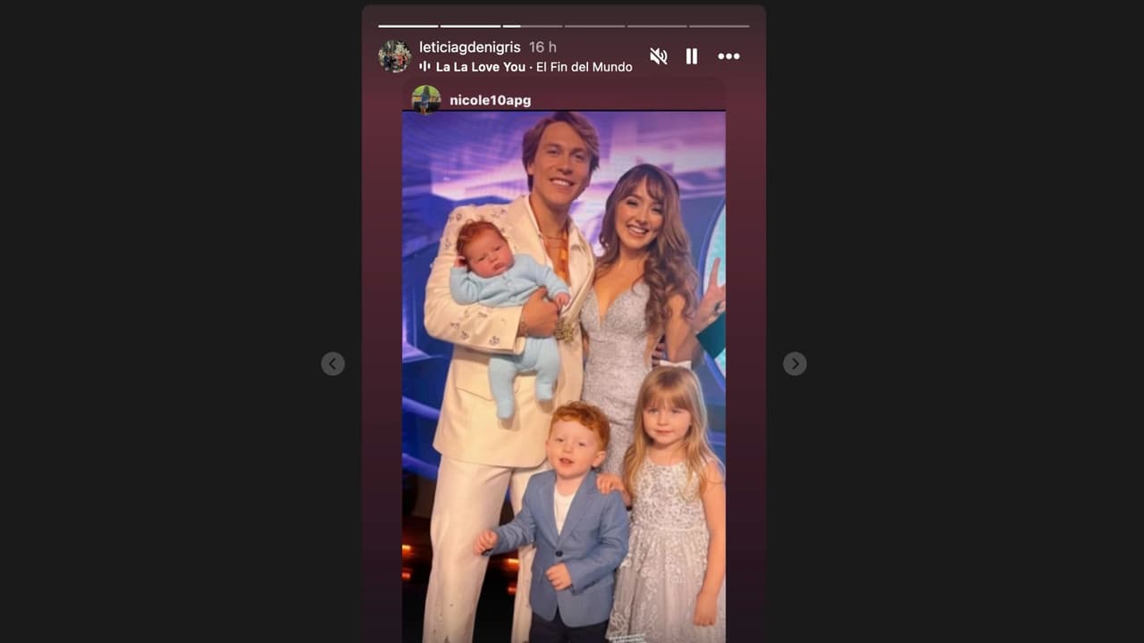 Abuela de Aldo comparte foto de cómo se verían su nieto y Elaine como pareja y con hijos.
