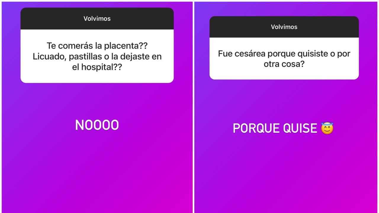 Paola Dalay revela si se comería la placenta