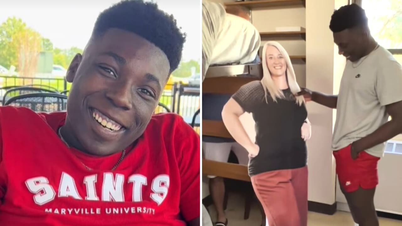 Mamá trollea a su hijo colocando un póster de ella en tamaño real en su dormitorio universitario