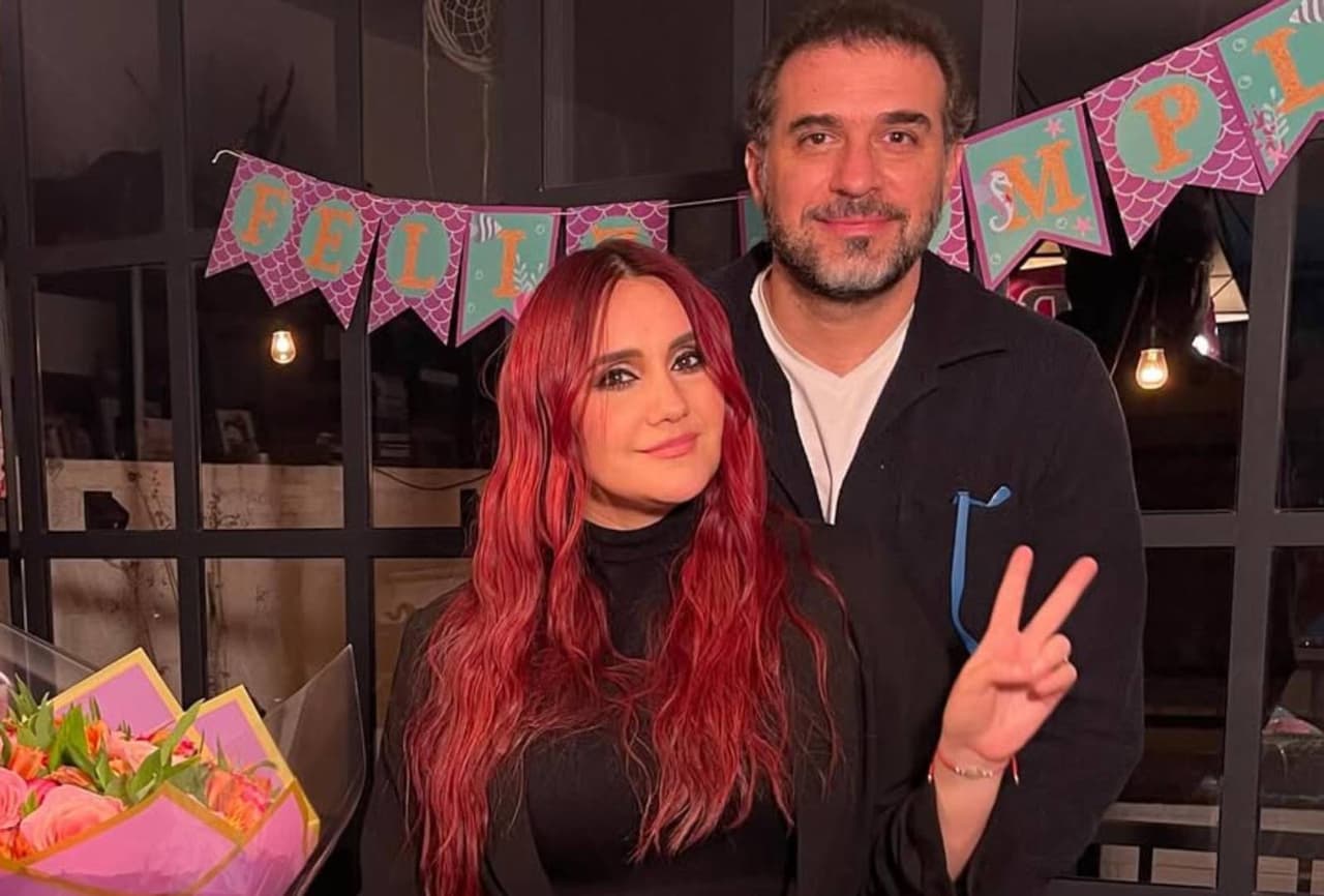 Dulce María y Paco Álvarez.