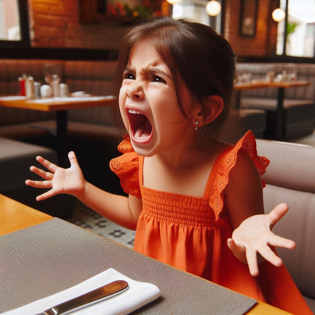 La niña lloró al enterarse que sus padres se casarían