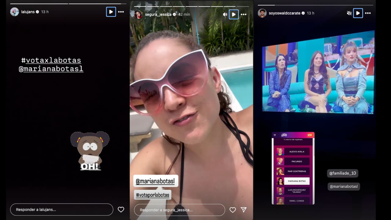 Daniela Luján, Jessica Segura y Oswaldo Zarate apoyan a Mariana Botas en La Casa de los Famosos México 2025