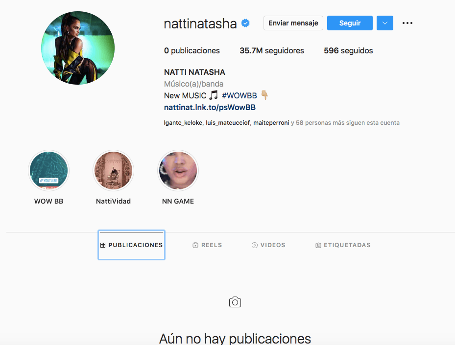 Natti Natasha borra todas sus fotos con Raphy Pina en Instagram
