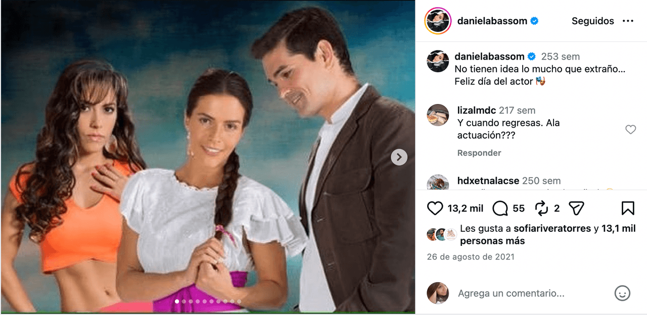 Daniela Basso en 'Simplemente María'.
