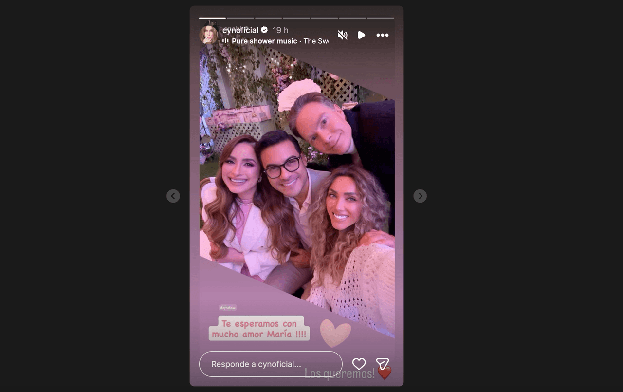 Carlos Rivera y Cynthia Rodríguez celebran el baby shower de su bebé; Hoy muestra imágenes