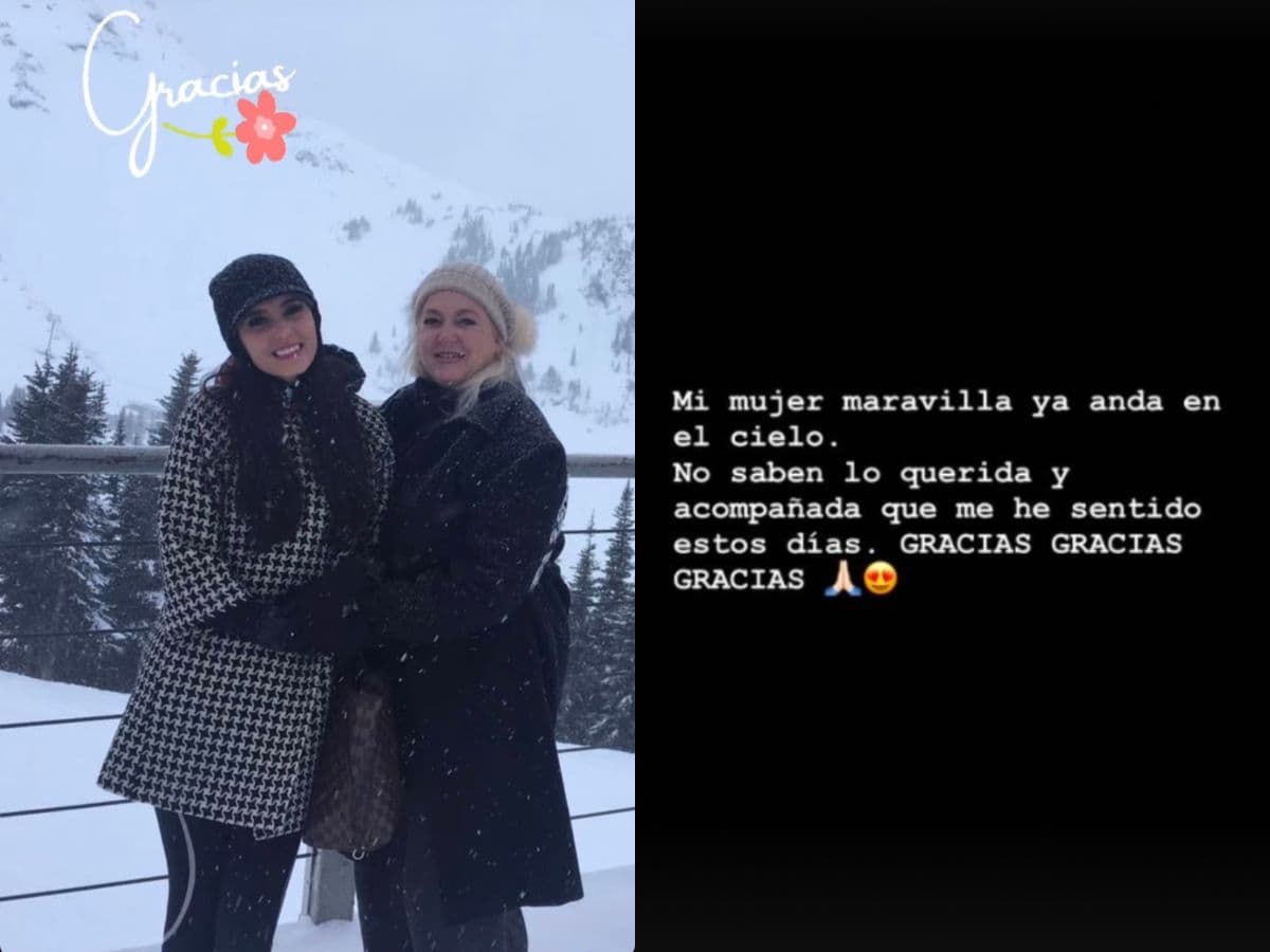 La actriz se despidió se su mamá con emotivo mensaje y entrañables fotografías.
