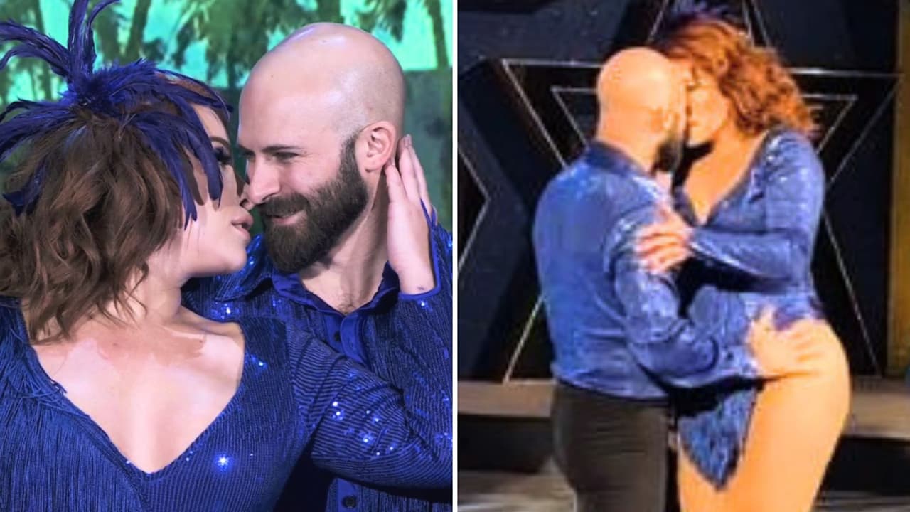 Sandra Itzel e Imanol en 'Las Estrellas bailan en Hoy'