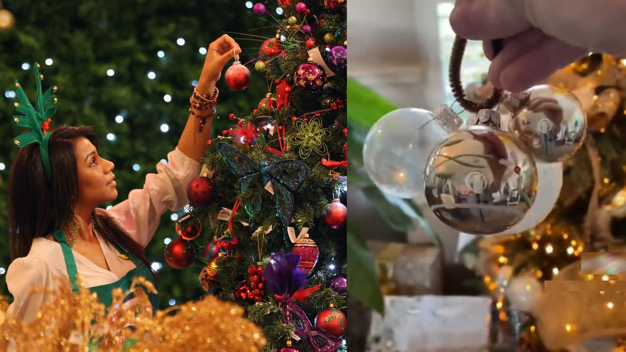 ¿Estás colgando mal tus adornos de Navidad? Influencer enseña la mejor manera