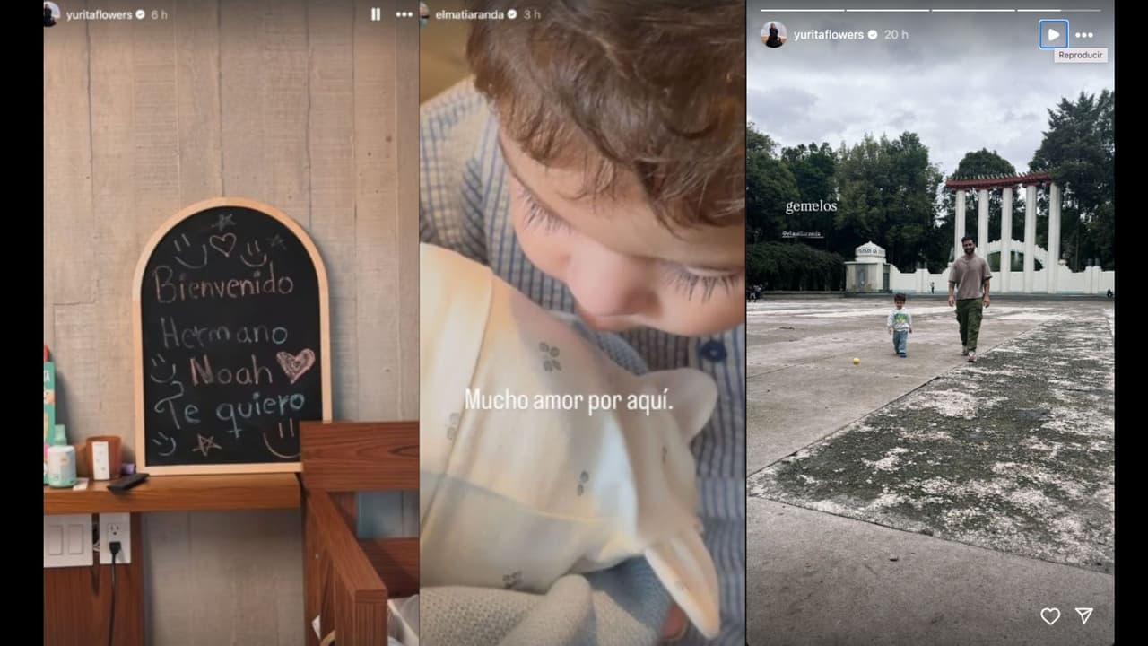 Yuridia comparte en Instagram varias imágenes de su familia tras el nacimiento de su tercer hijo