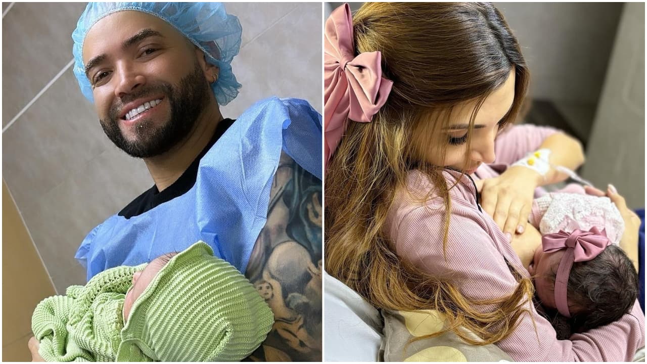 Nacho y Melany Mille presentaron a su hija Melina