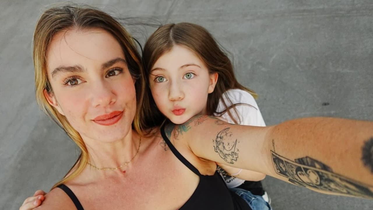 'Beba' Montes, hermana de Gala Montes, junto a su hija Bama