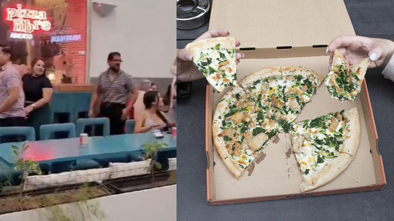 Jóvenes abandonan pizzería porque el local se rehusó a dividir la cuenta entre 30 personas.