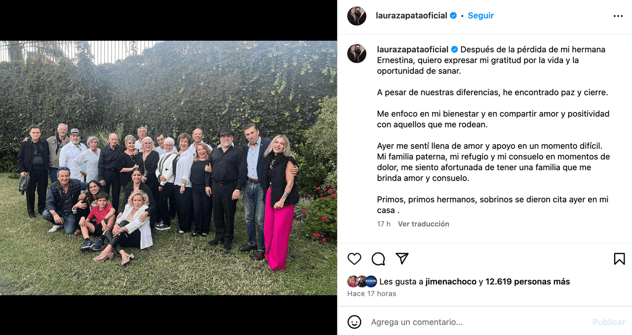 Laura Zapata encuentra paz tras muerte de Ernestina Sodi y publica foto