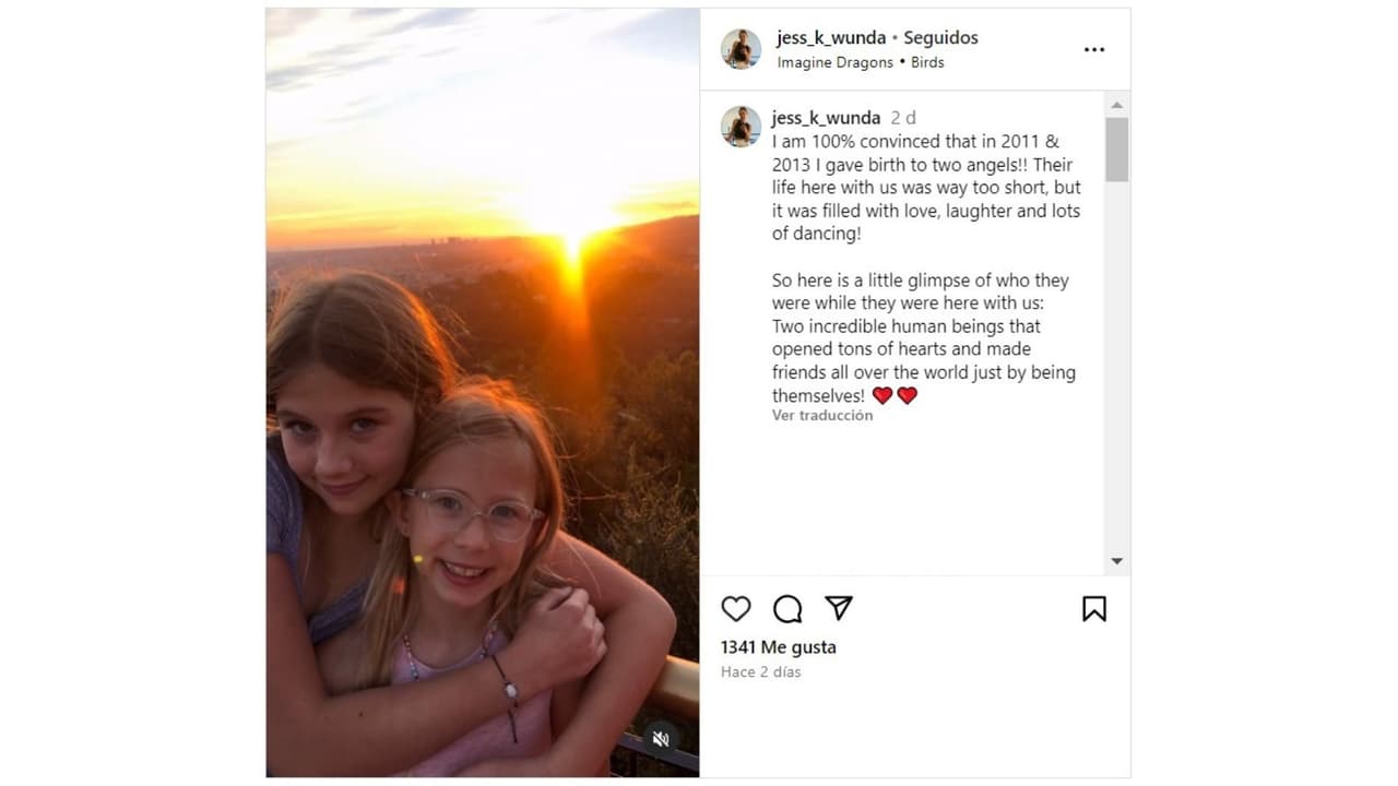 Jessica Klepser, viuda de Christian Oliver, compartió un video en el que recopiló diversos momentos en los que sus hijas disfrutaban de la vida.
