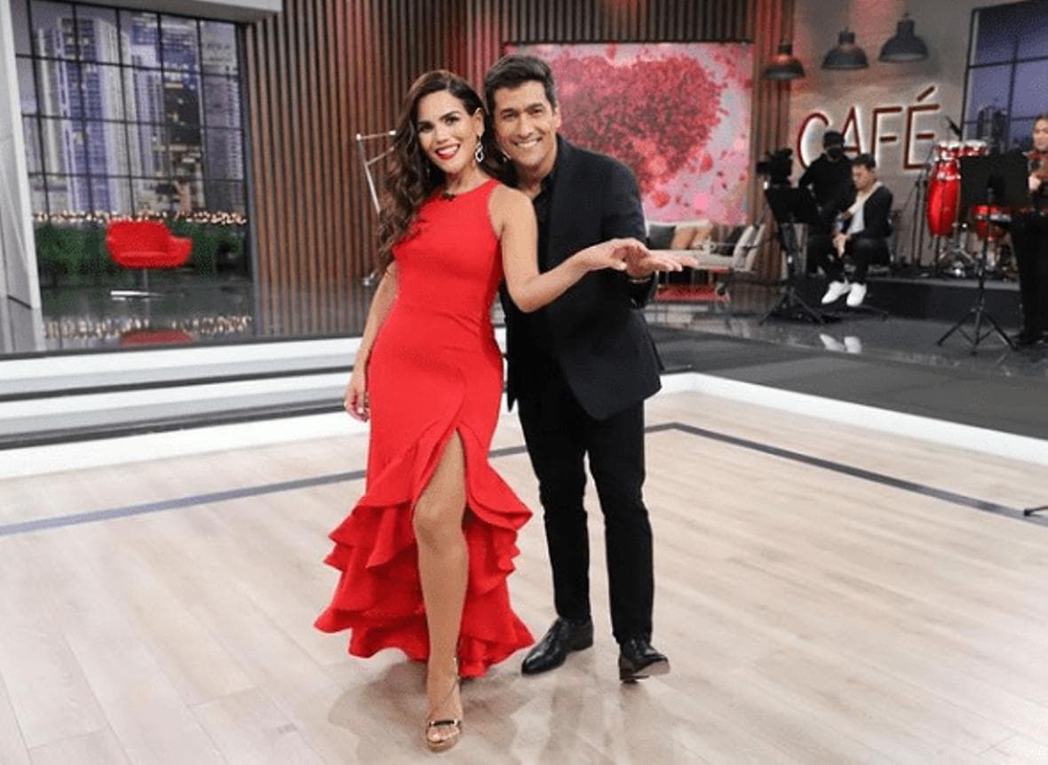 Karina Banda y Rafa Araneda en Enamorándonos