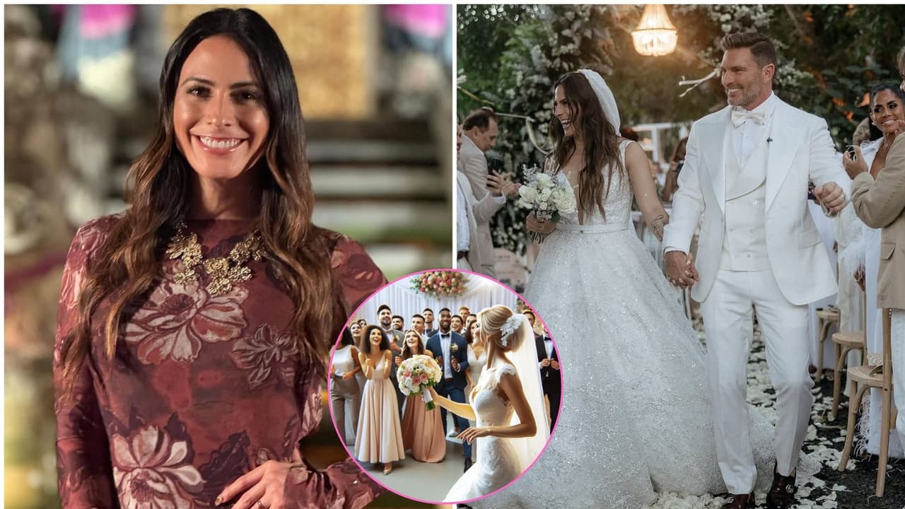 Valeria Marín revela nuevos detalles de su boda con Julián Gil: Lanzó un balón en lugar de su ramo